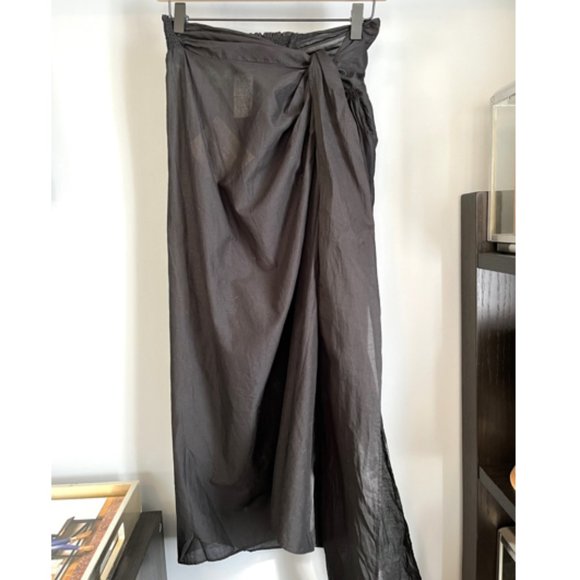 NWT J. Crew Convertible Beach Sarong (Black) XS - Picture 4 of 10